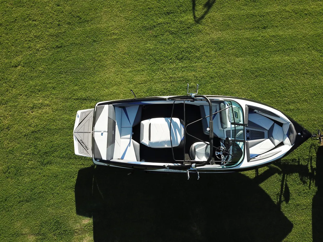 Super Sport from above on its trailer